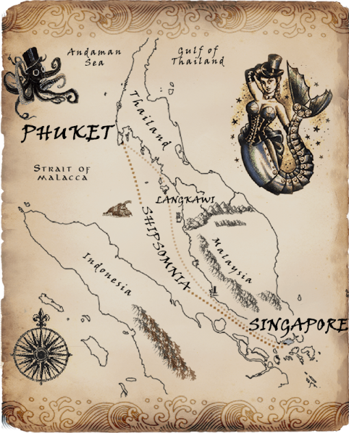 Phuket-Langkawi-Map