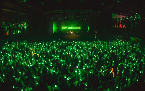 Heineken Live Your Music - A sea of green, during Live Your Music's takeover at Go Hardwell Or Go Home (3) - Photo by © All Is Amazing