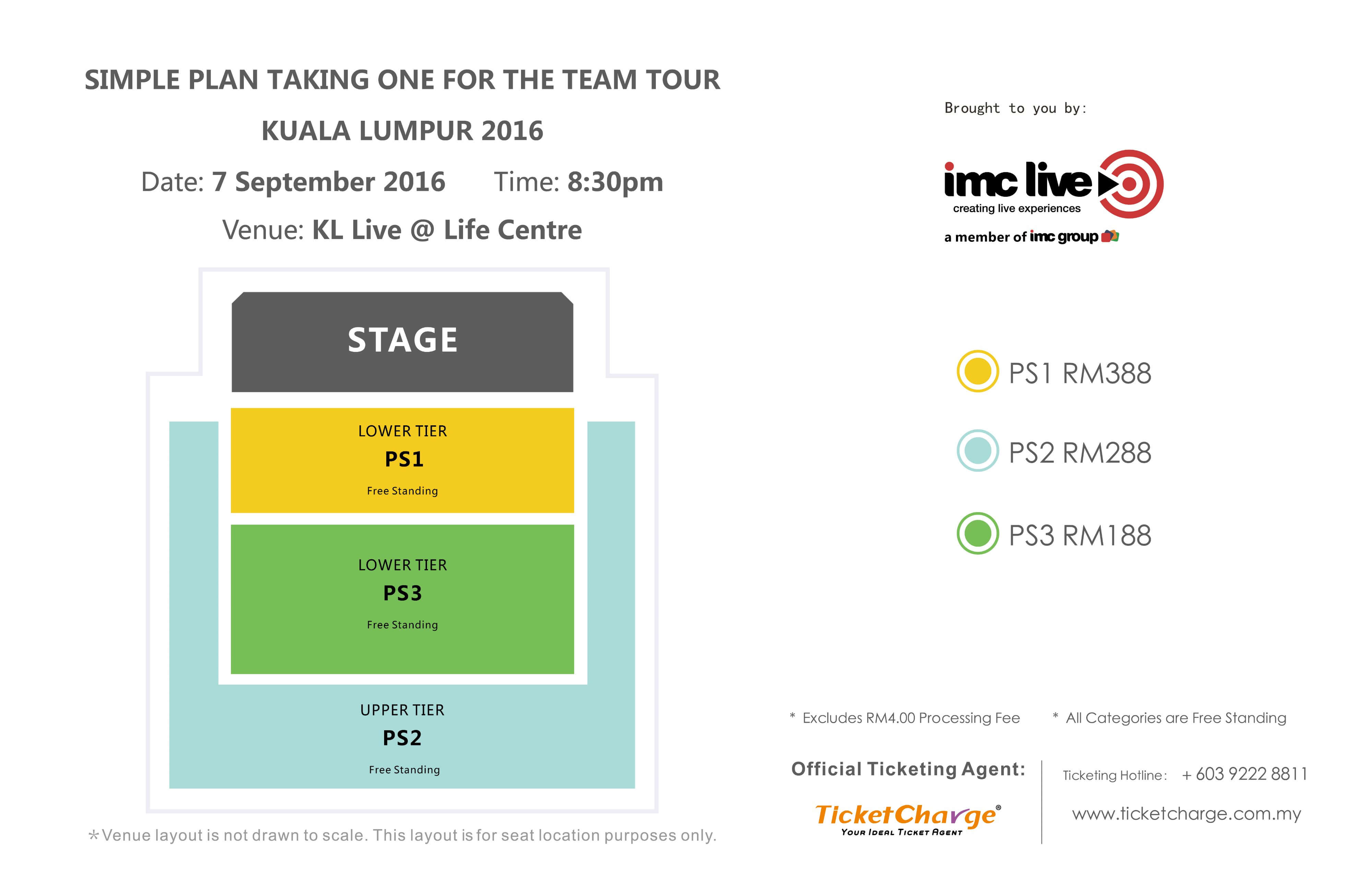 Simple Plan KL Seatplan