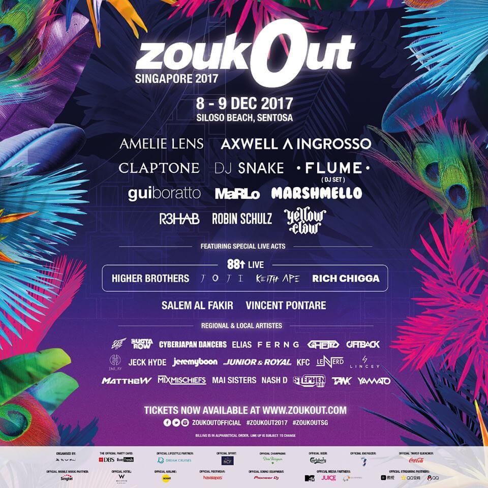 ZOUKOUT 2017 FINAL LINEUP - concertkaki.com