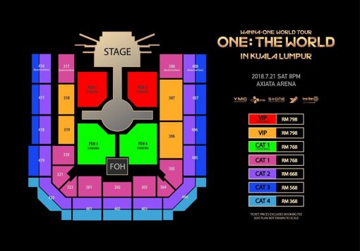 Wanna One World Tour Live in Kuala Lumpur - concertkaki.com